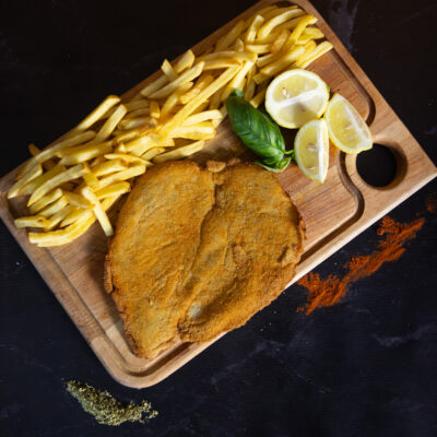 Milanesa de Pollo C/ Papas Fritas